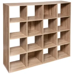ETAGERE 16 CASES MIX NATUREL