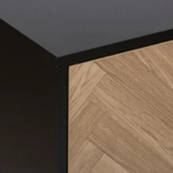 ETAGERE 6 CASES MIXNDOOR CHEVRONS D.67.5X32X100.5CM