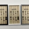 ETAGERE CLE MURALE NOIRE