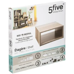 ETAGERE DEMI CASE MIX NATUREL