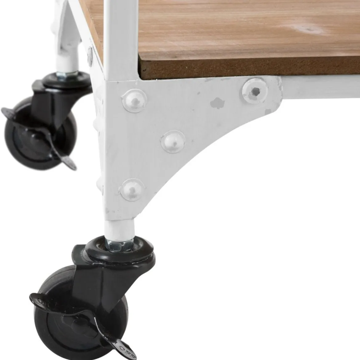 ETAGERE METAL BLANC 4NIVEAUX DREAM