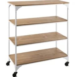 ETAGERE METAL BLANC 4NIVEAUX DREAM