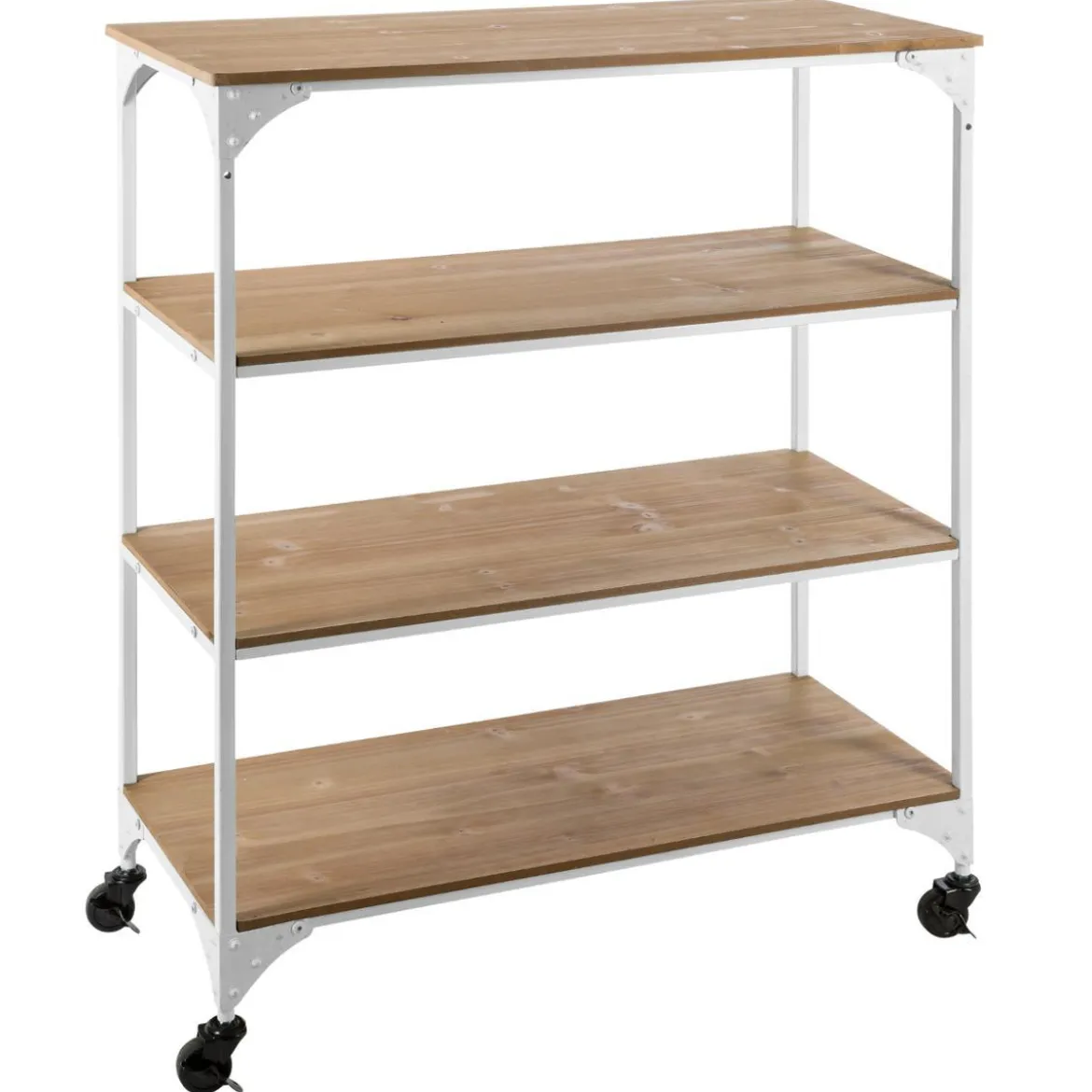 ETAGERE METAL BLANC 4NIVEAUX DREAM