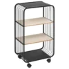 ETAGERE METAL BOIS 3 NIVEAUX