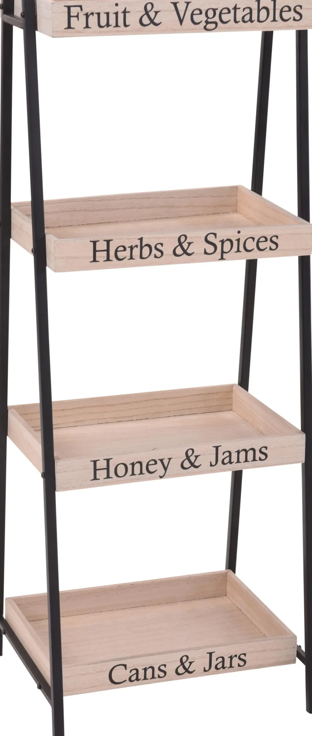 ETAGERE METAL ET BOIS