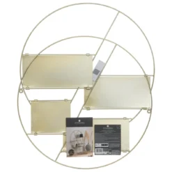 ETAGERE METAL ROND LARA OR D.50CM