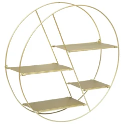 ETAGERE METAL ROND LARA OR D.50CM