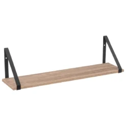 ETAGERE MURALE AVEC EQUERRES ALIAJ 58CM