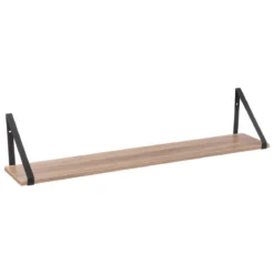 ETAGERE MURALE AVEC EQUERRES ALIAJ 78CM