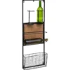 ETAGERE MURALE BOUTEILLE BAKOS D.29X9.5X90CM