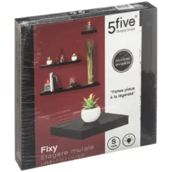 ETAGERE MURALE 23.5CM NOIR