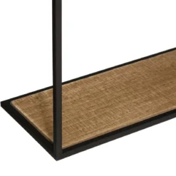 ETAGERE MURALE METAL BOIS D.86X52CM
