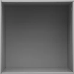 ETAGERE 3 PORTES GRIS ELVA D.80X30X112CM