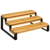 ETAGERES A EPICES EXTENSIBLE ORDERA BAMBOU METAL NOIR