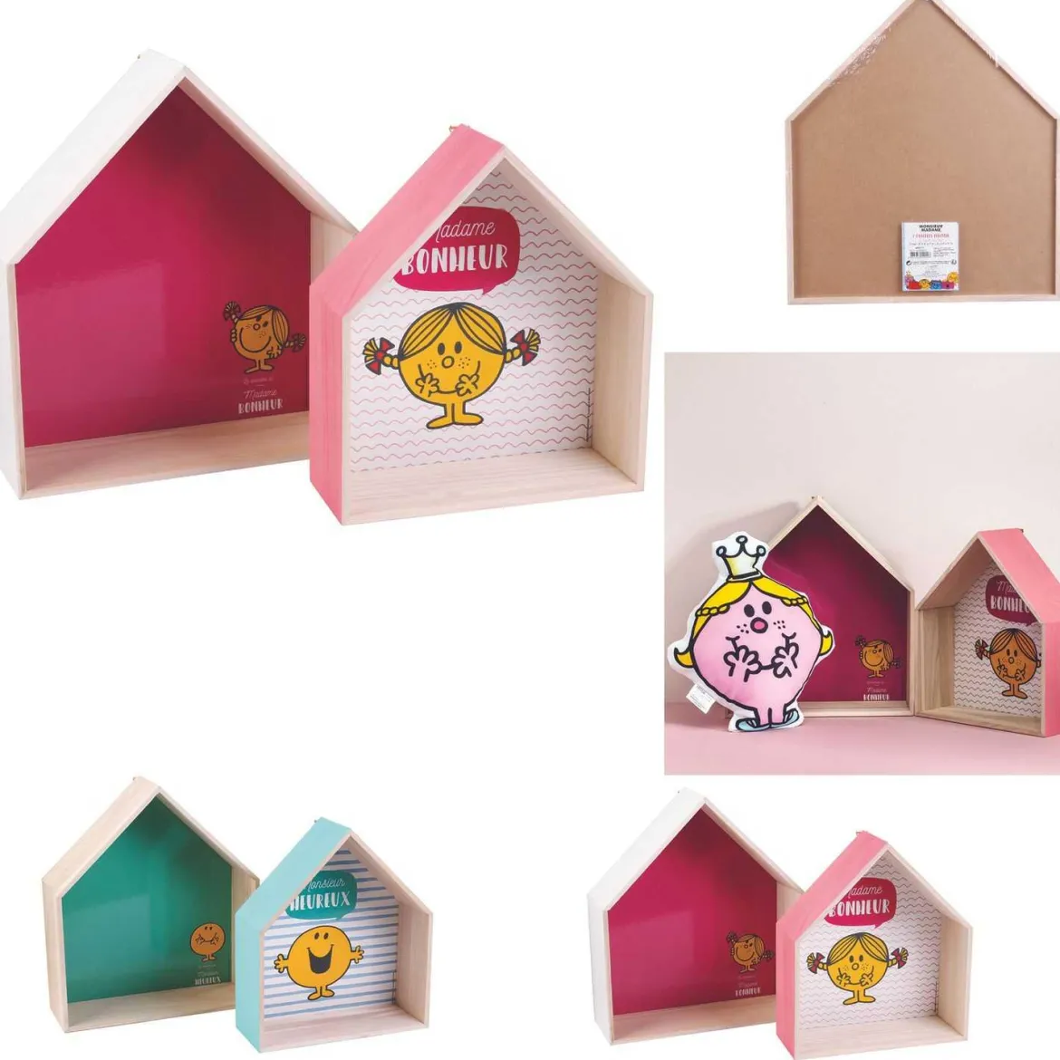 2 ETAGERES MAISON MR MME