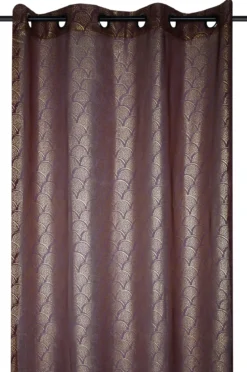 FABIO VOILE 140X260CM LIE DE VIN