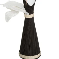 FAGOT ORCHIDEE BLANC NOIR H.100CM