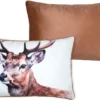 FAUNE COUSSIN 40X60CM BRUN