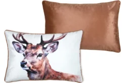 FAUNE COUSSIN 40X60CM BRUN