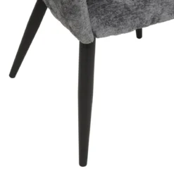 FAUTEUIL A DINER MARLO CHENILLE GRIS