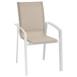 FAUTEUIL AXANT LIN BLANC