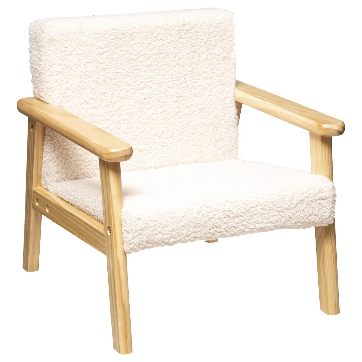 FAUTEUIL BASILE ECRU