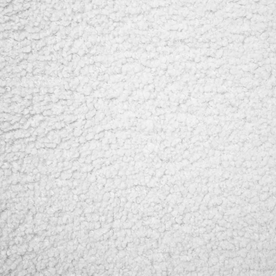 FAUTEUIL BLANC ACCOUDOIR BOUCLE CHIARA