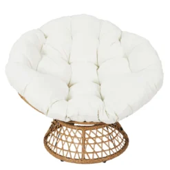 FAUTEUIL CANCUN COUSSIN BLANC