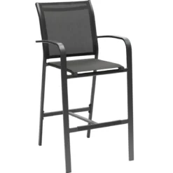 FAUTEUIL ESSENTIA DOSSIER HAUT ANTHRACITE GRAPHITE