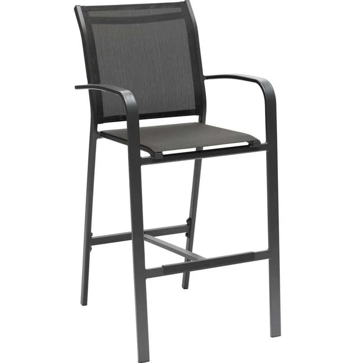 FAUTEUIL ESSENTIA DOSSIER HAUT ANTHRACITE GRAPHITE