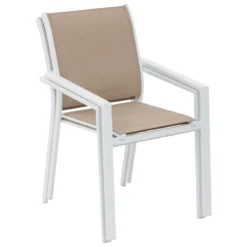 FAUTEUIL ESSENTIA LIN BLANC