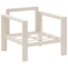 FAUTEUIL EVASION ALUMINIUM ARGILE