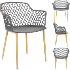FAUTEUIL EXTERIEUR MALAGA GRIS