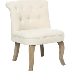 FAUTEUIL LIN BEIGE CALIXTE PM