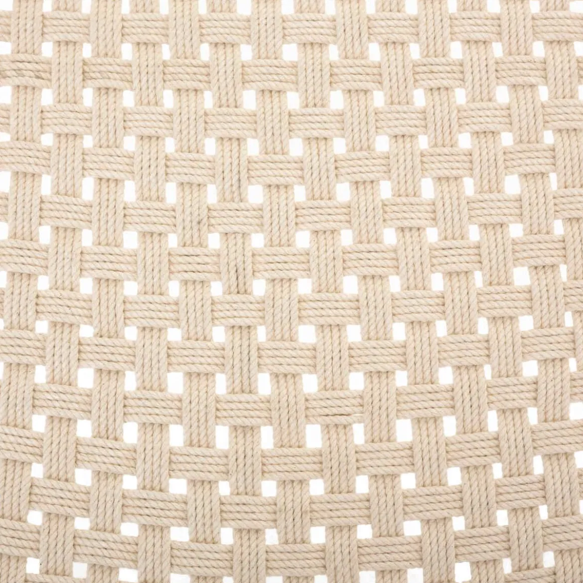 FAUTEUIL MACRAME RAINA BLANC