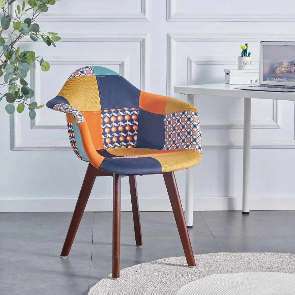FAUTEUIL PATCHWORK RETRO