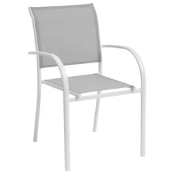 FAUTEUIL PIAZZA GALET BLANC