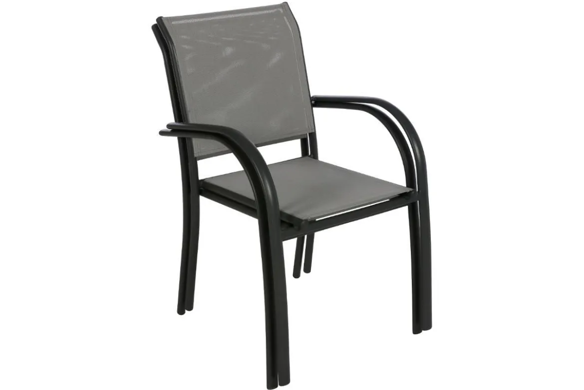 FAUTEUIL PIAZZA GALET GRAPHITE