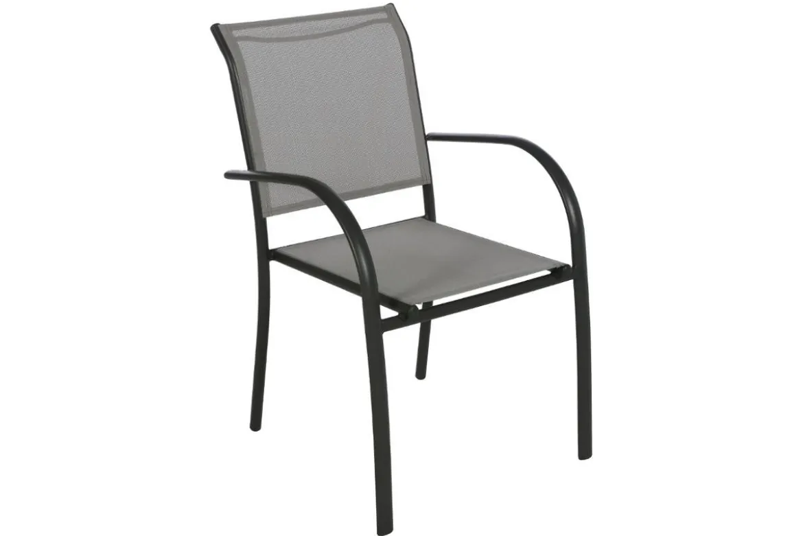 FAUTEUIL PIAZZA GALET GRAPHITE