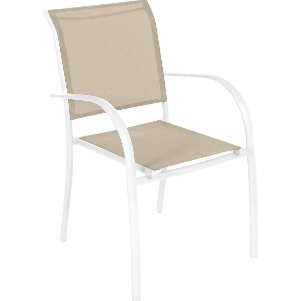 FAUTEUIL PIAZZA LIN BLANC