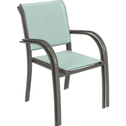 FAUTEUIL PIAZZA VERT CELADON GRAPHITE