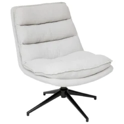 FAUTEUIL PIVOTANT HARPER  BEIGE