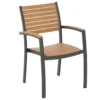 FAUTEUIL REPAS ACORDIA EUCALYPTUS GRAPHITE