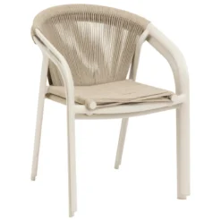 FAUTEUIL RIU EMPILABLE MUESLI ARGILE