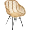 FAUTEUIL ROTIN KOETA NATUREL