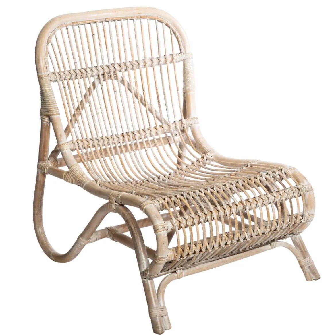 FAUTEUIL ROTIN NATUREL TAMARA