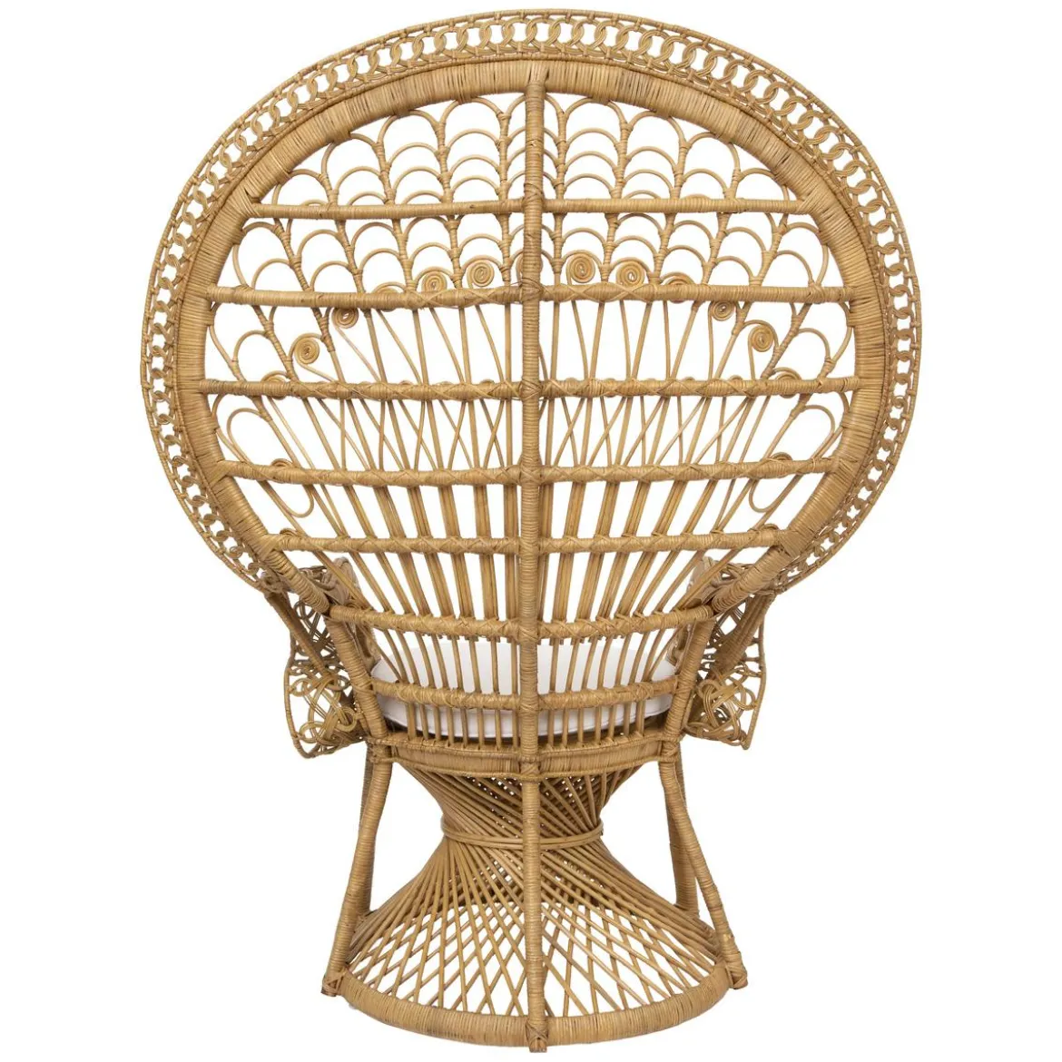 FAUTEUIL ROTIN TAKTA BLANC
