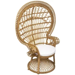 FAUTEUIL ROTIN TAKTA BLANC