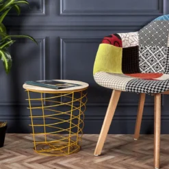 FAUTEUIL SCANDINAVE PATCHWORK M2