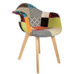 FAUTEUIL SCANDINAVE PATCHWORK M2